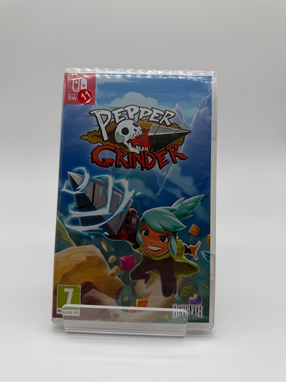 Nintendo Pepper Grinder - Blue & Green Cover Art
